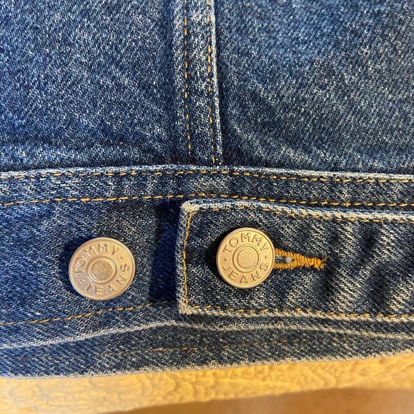 Tommy Jeans VTG Y2K VSCO Unisex Denim Jean Jacket XL #162503 Trucker - Picture 11 of 13